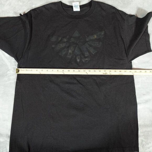 Legend Of Zelda Twilight Princess T Shirt Mens XL Slim Fit Gaming Black Y2K - Picture 6 of 7